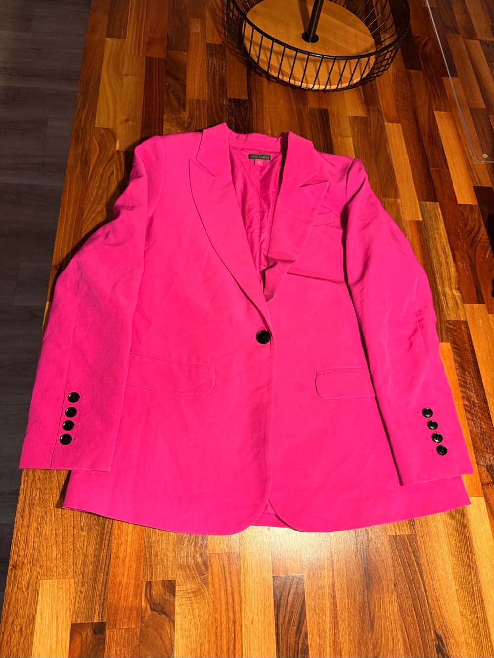 Vince Camuto Hot Pink Single-Button Blazer